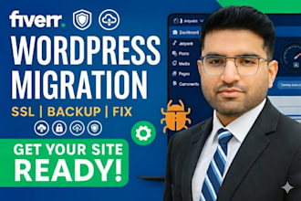 migrate, backup and secure your wordpress site with SSL and zero downtime