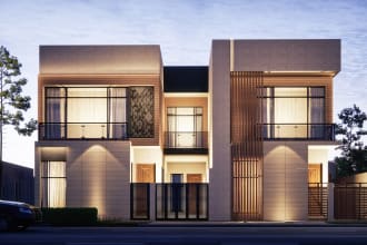 create 3d home exterior design and rendering