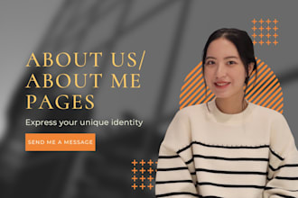 write engaging about us or about me pages