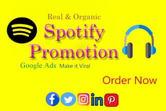 do spotify promotion, playlist, monthly listeners, spotify stream