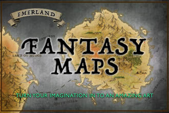 create custom fantasy maps for you