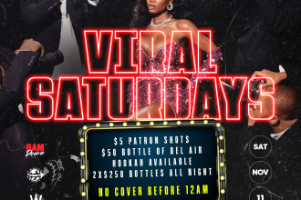 design promotional flyer and poster for your events