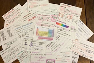 design learning flash cards