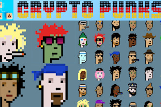 make cryptopunks nft art for you