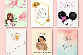 design your custom printable planner or journal with cover