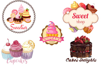 do eye catching watercolor logo