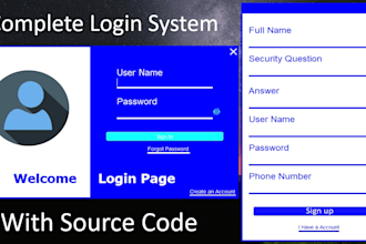 create complete login system