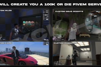 create you a 100k or die fivem gang server