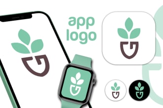 design simple minimalist app logo