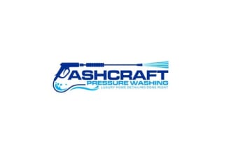 design pressure washing power washing  cleaning service logo