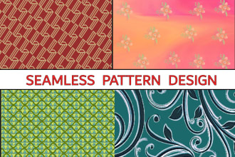 design seamless pattern and fabric textile pattern professionally