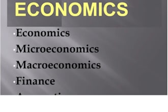 do your economics assignments and econometrics assignments