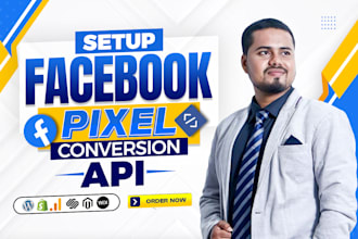 setup facebook pixel, conversion API for enhanced ecommerce tracking