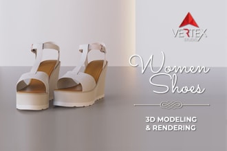 model 3d women shoes in rhinoceros