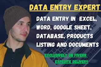 do data entry typing work job, excel, word, google sheets