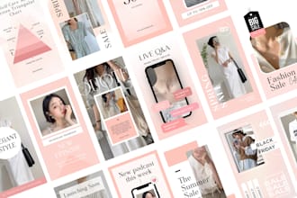 design templates for your social media posts and stories