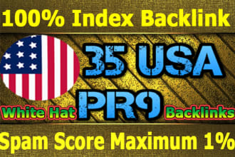 provide 35 USA pr9 high authority dofollow SEO backlinks