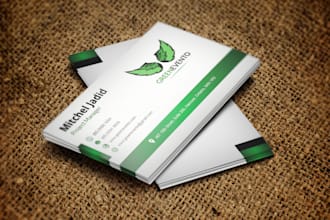 design a modern, creative, stylish business card