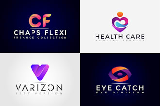 do modern luxurious 3d logo design for your brand