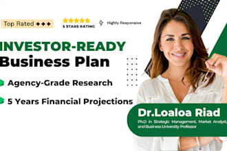 an investor ready business plan with financial projections