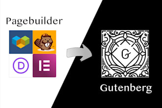 convert a pagebuilder page to gutenberg