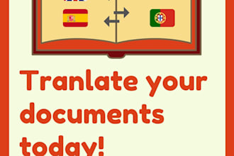 translate your texts between english,  portuguese, spanish