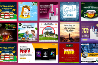 creative 30 social media posts and flyer design