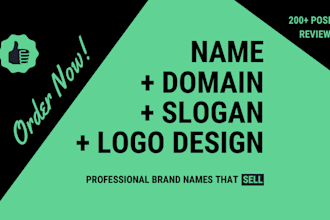 generate catchy business names, brand names, or domain names