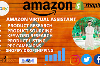 be your expert amazon virtual assistant, amazon VA listing