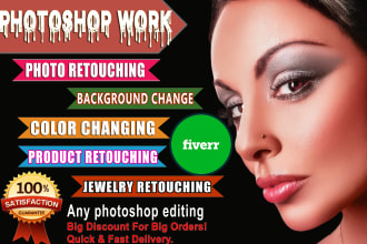 do high end photo editing  photo touch up fashion or beauty retouch within 3hrs