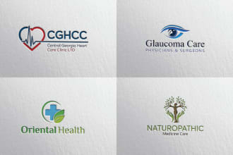 design medical, healthcare and fitness logo