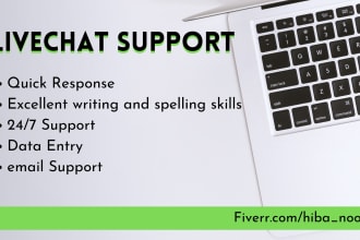 be your virtual assistant and manage live chats