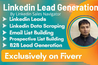 targeted b2b linkedin lead generation prospect email list building