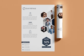 do sales promotion business flyer leaflet letterhead brochure booklet ads design