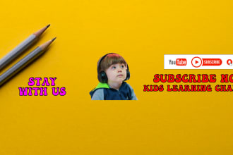 design youtube  logo channel cover in 2 hours