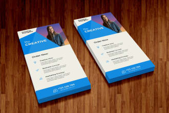 design professional dl flyer or rack card