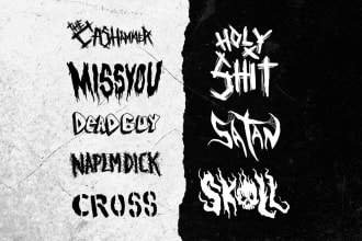 make logo punk  rock  metal and many more