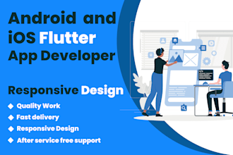 be your flutter mobile app developer and figma to flutter front end development