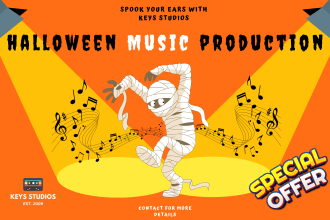 create halloween soundtracks, songs, and background music