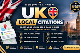 create UK local citations and directory listings