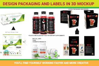 do 3d mockup of your product packaging