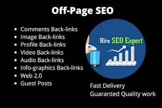 do off page SEO for your word press website