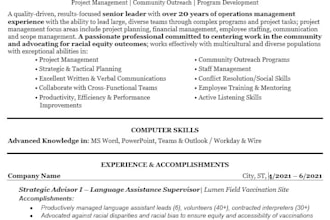 professionally enhance your resume