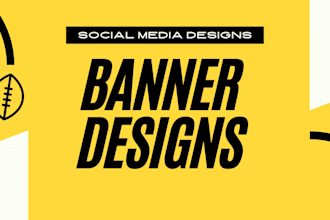 design a website banner or header