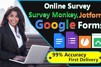 make responsive google form, spectacular jotform, and survey monkey
