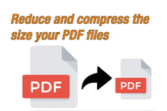 reduce and compress the size of your PDF files