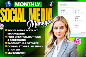 be your social media manager social media marketing manager social media post