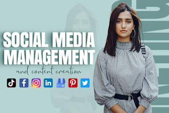 be social media marketing manager and content creator