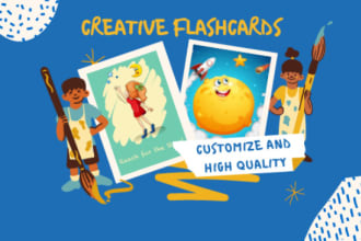 design exciting flashcards for kids