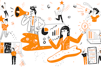 create modern vector illustrations for your business